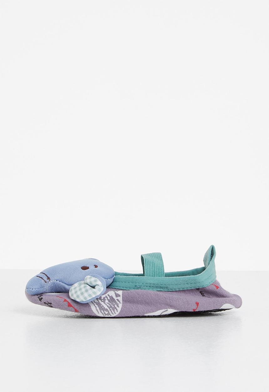 Pop Candy - Elephant pram shoe - purple