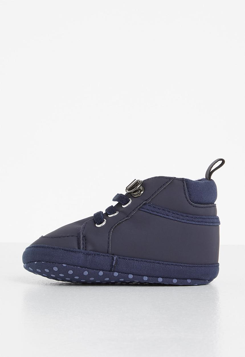 Pop Candy - Baby boys hi top sneaker - navy
