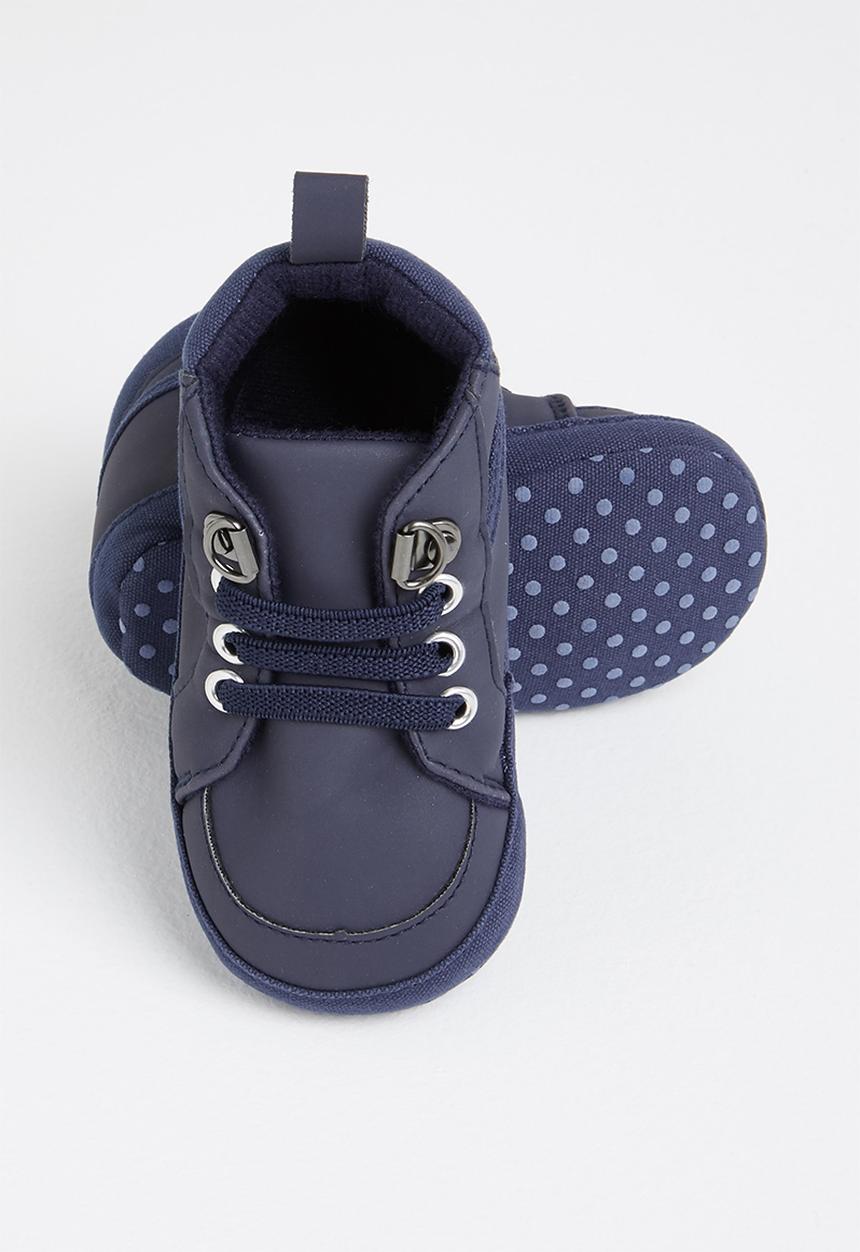 Pop Candy - Baby boys hi top sneaker - navy