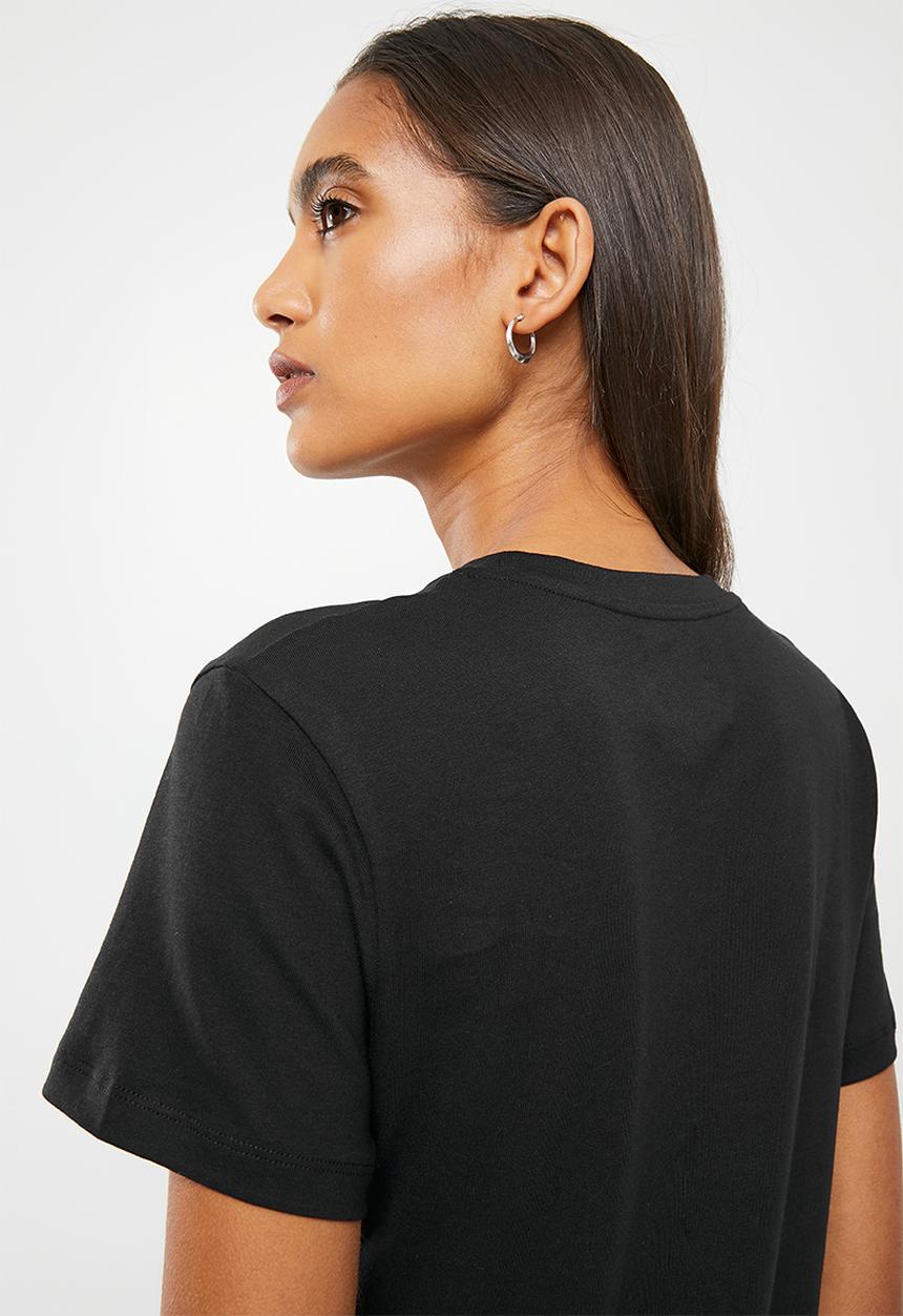Calvin Klein - Core monogram logo regular fit tee - black