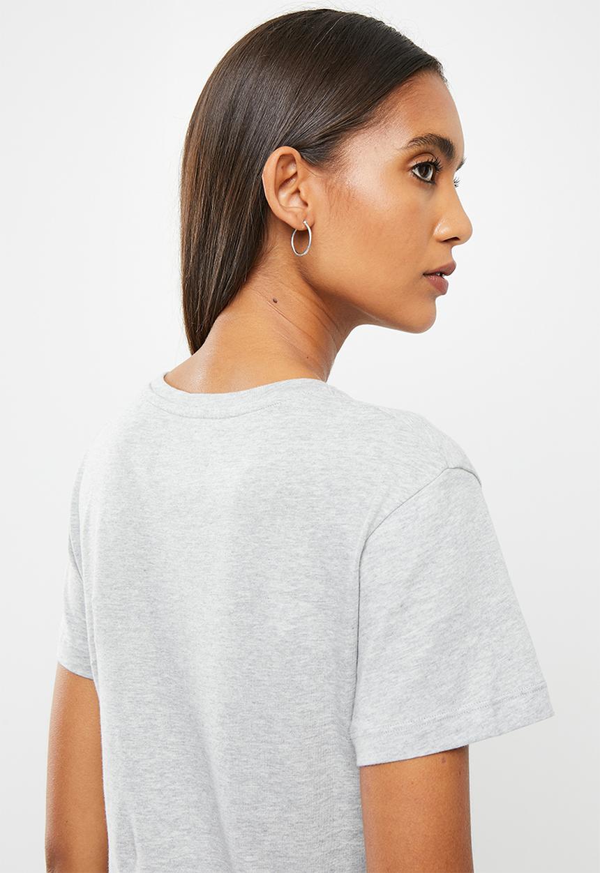 Calvin Klein - Core monogram logo regular fit tee - grey