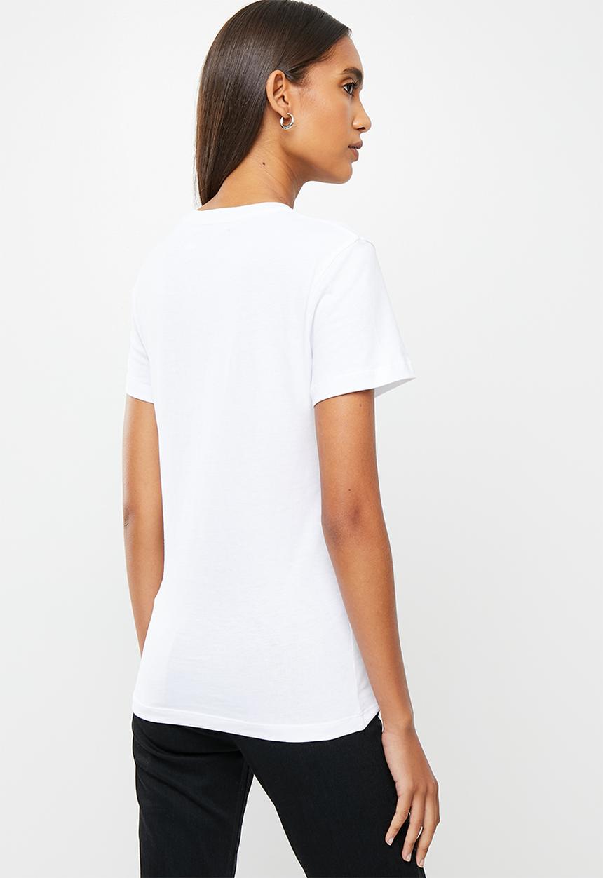 Calvin Klein - Core monogram logo regular fit tee -  white
