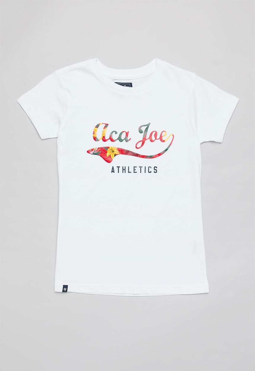 Aca Joe - Girls aca joe printed T-shirt - white