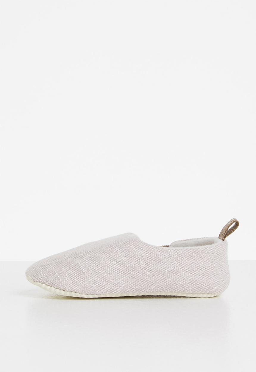 Pop Candy - Baby boys slip on shoe - stone