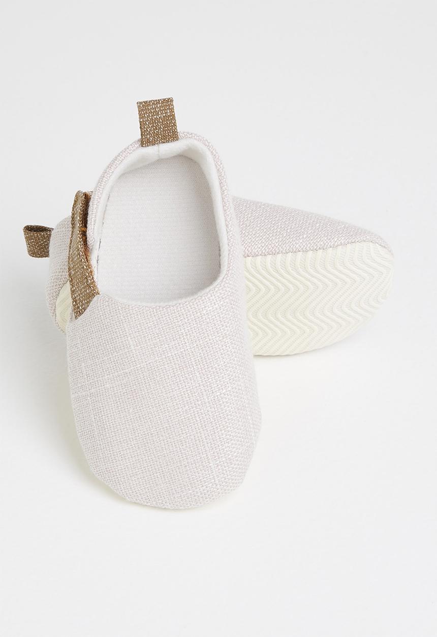 Pop Candy - Baby boys slip on shoe - stone