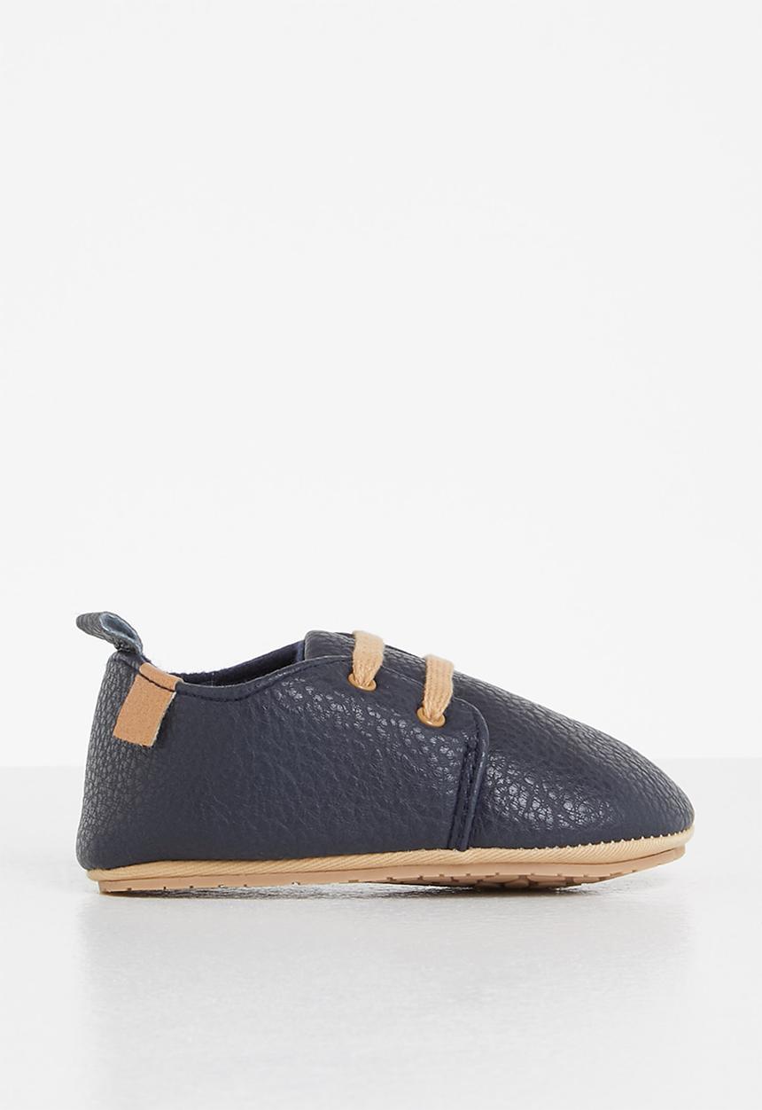 Pop Candy - Baby boys plain slip on - navy
