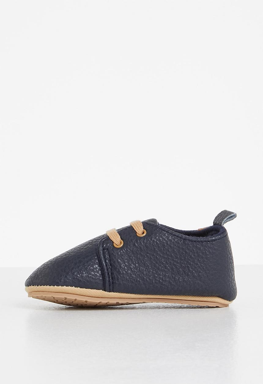 Pop Candy - Baby boys plain slip on - navy