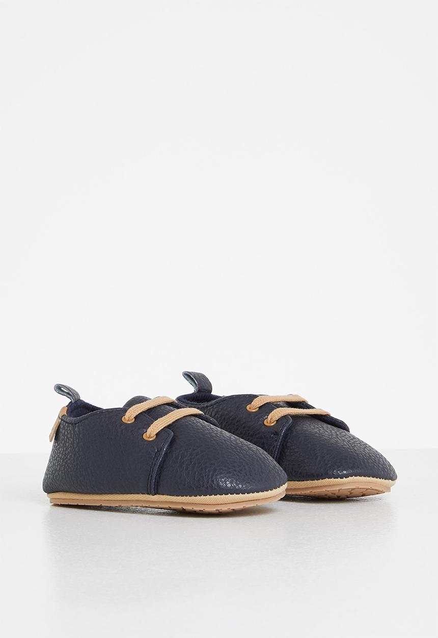 Pop Candy - Baby boys plain slip on - navy