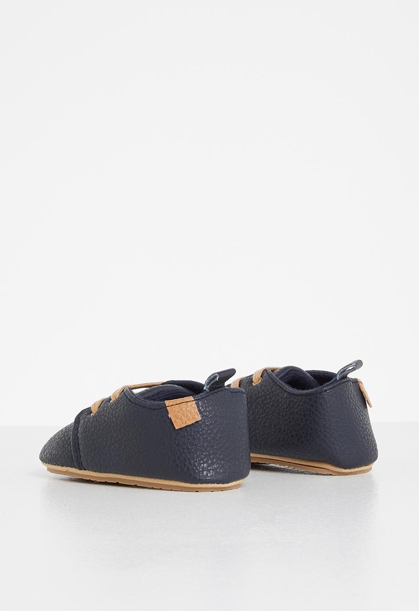 Pop Candy - Baby boys plain slip on - navy