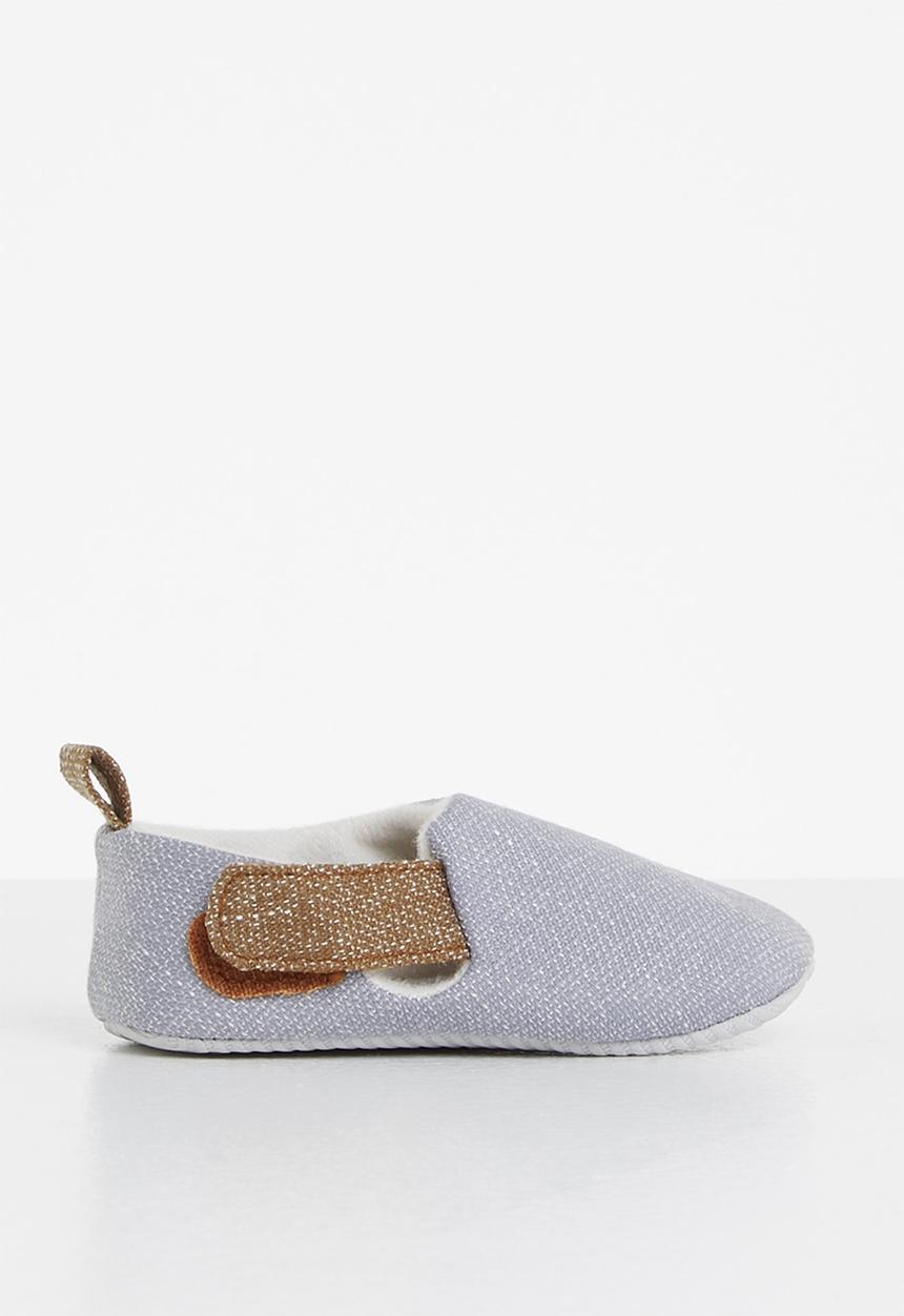 Pop Candy - Baby boys slip on shoe - grey