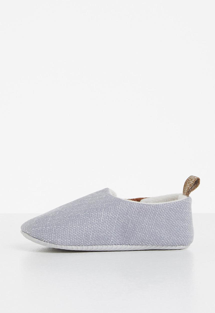 Pop Candy - Baby boys slip on shoe - grey