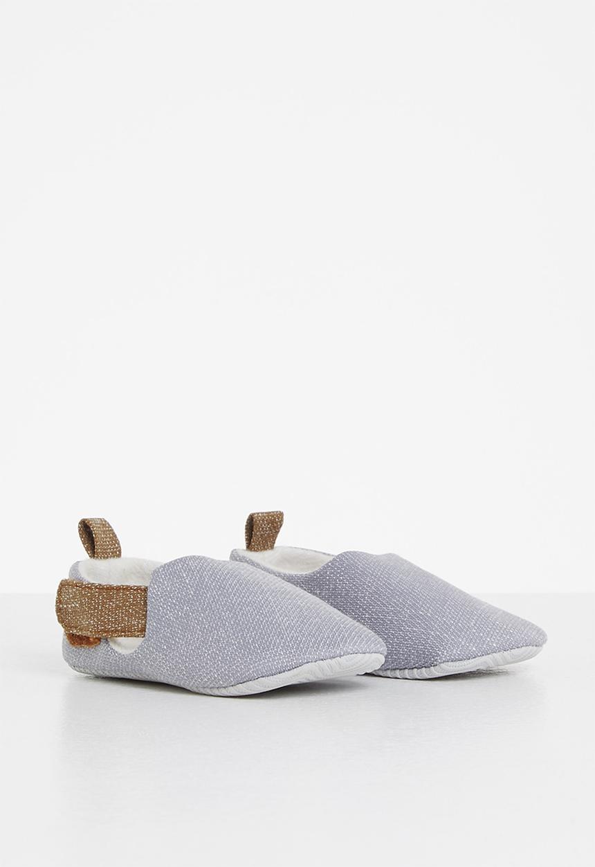 Pop Candy - Baby boys slip on shoe - grey