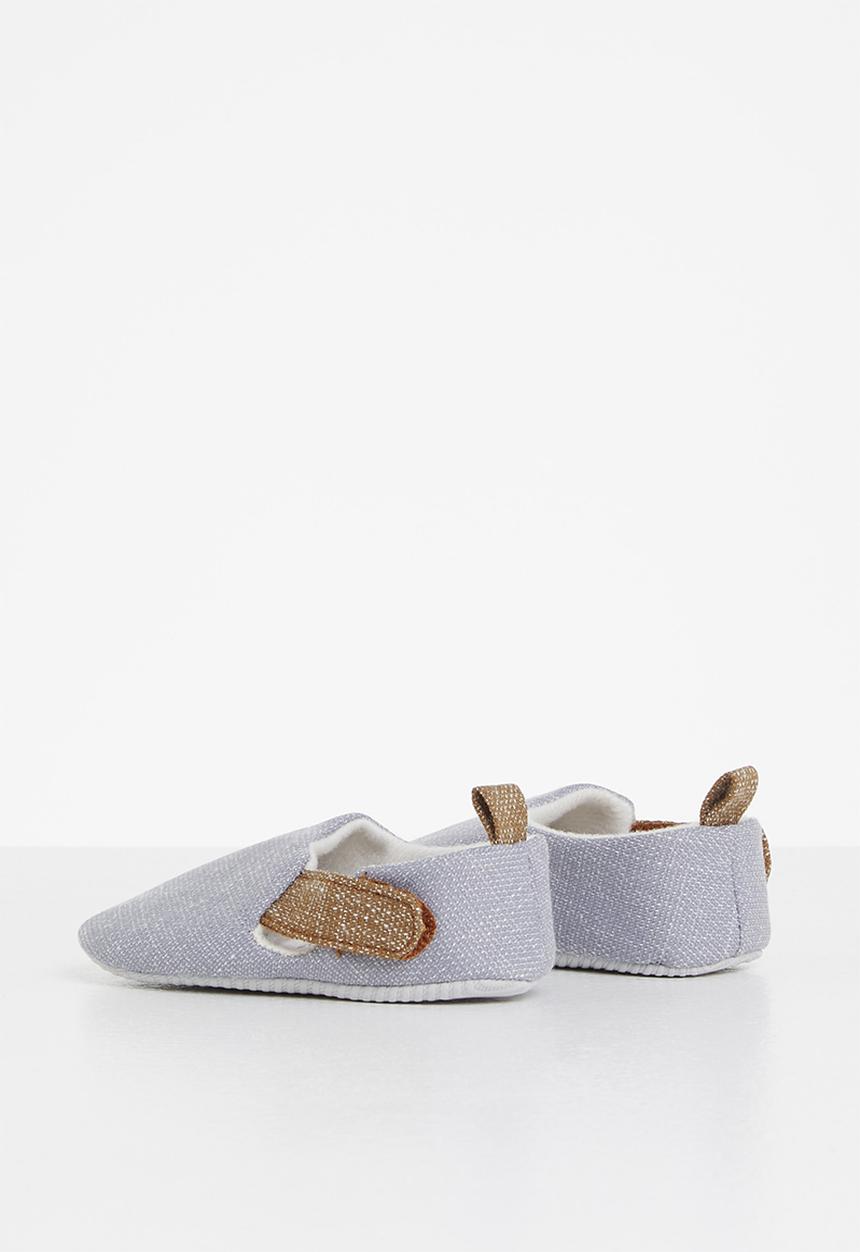 Pop Candy - Baby boys slip on shoe - grey