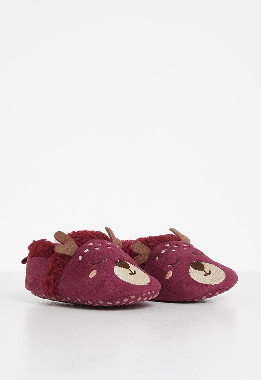 Pop Candy - Baby slipper - burgundy