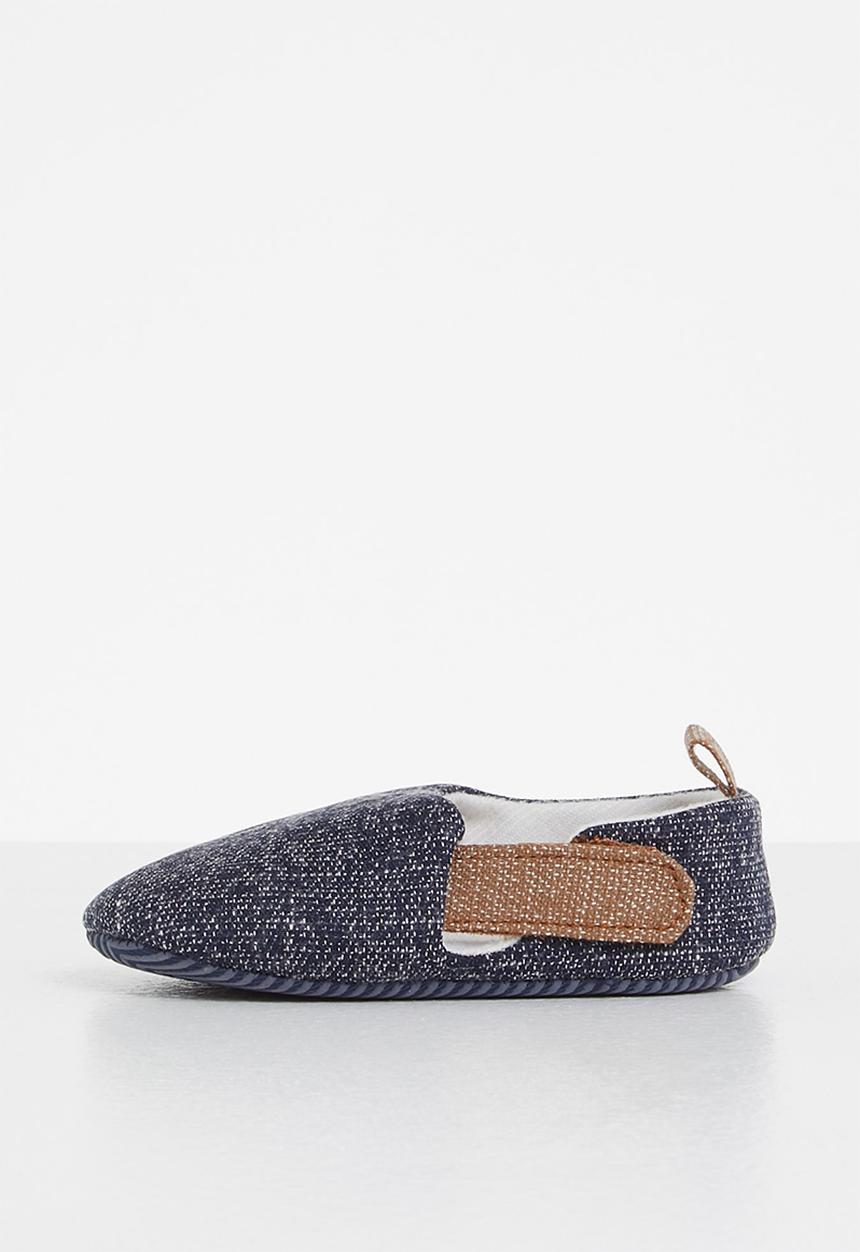 Pop Candy - Baby boys slip on shoe - navy