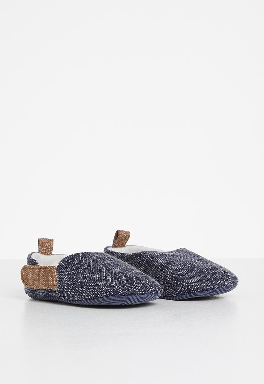Pop Candy - Baby boys slip on shoe - navy