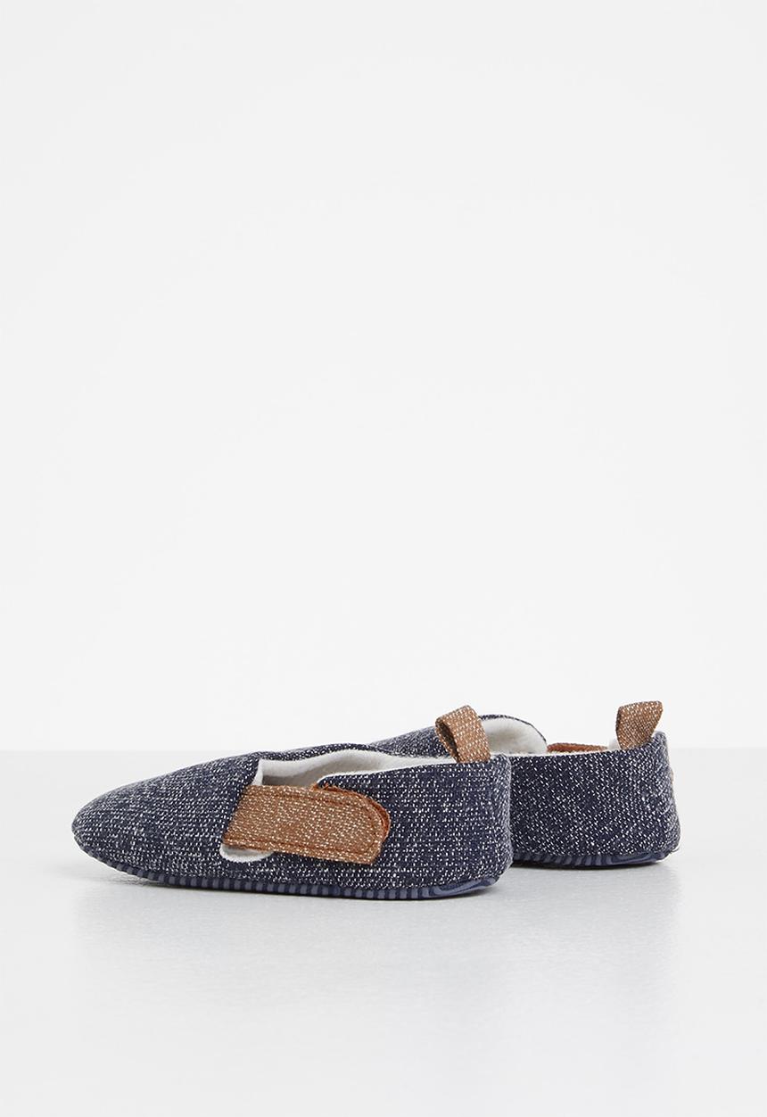 Pop Candy - Baby boys slip on shoe - navy