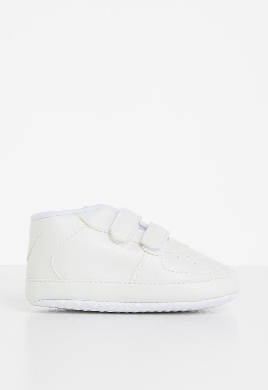 Pop Candy - Baby velcro strap sneaker - white