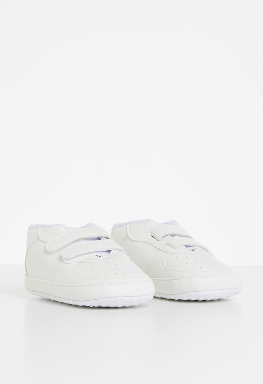 Pop Candy - Baby velcro strap sneaker - white