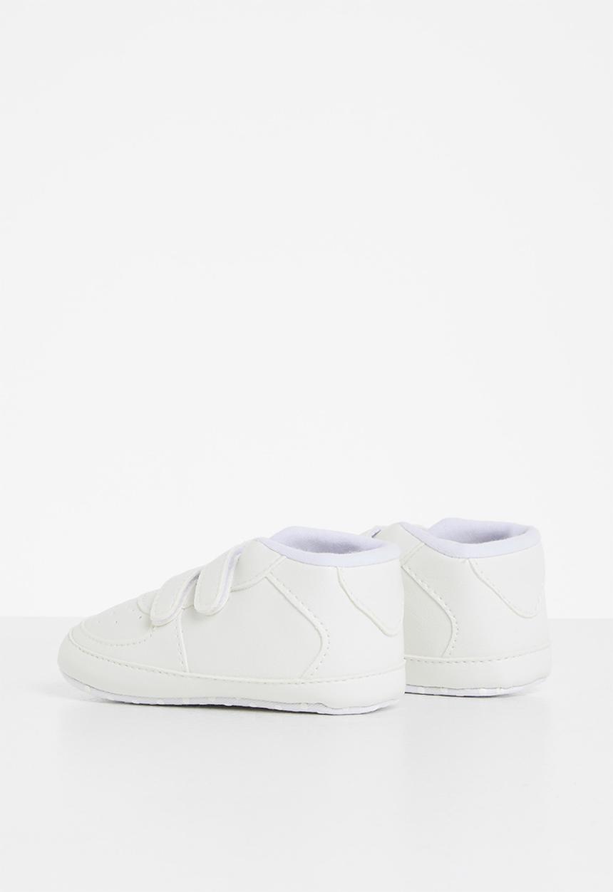 Pop Candy - Baby velcro strap sneaker - white