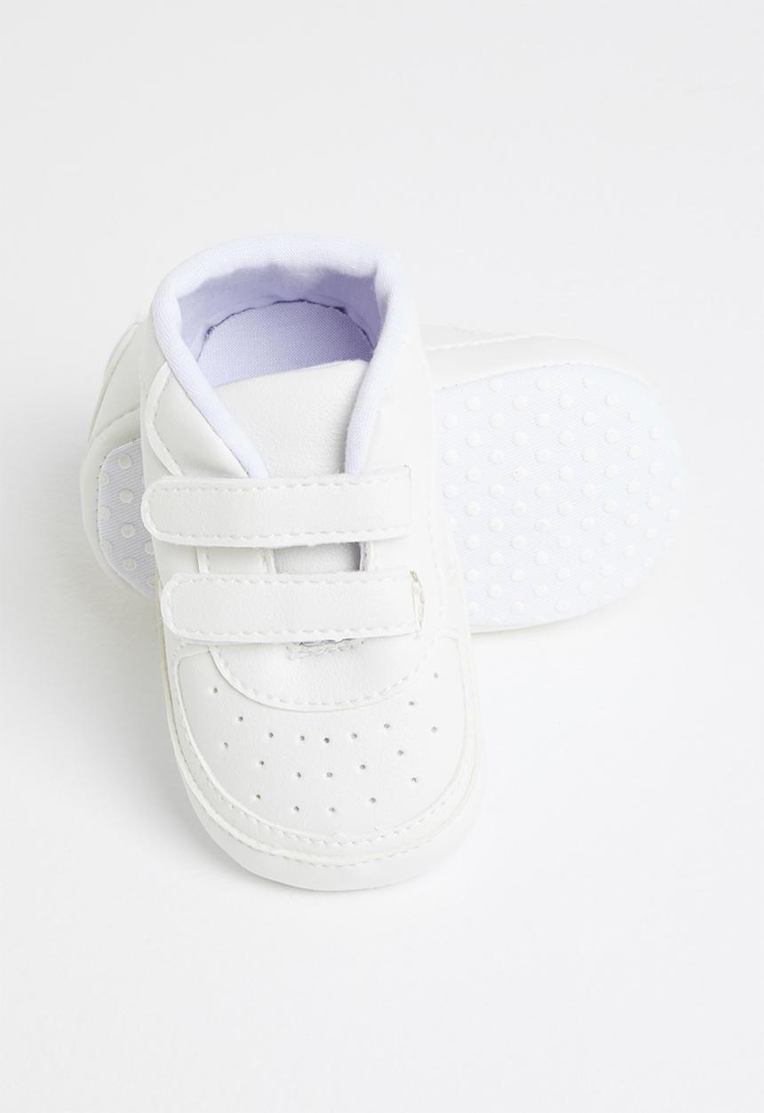 Pop Candy - Baby velcro strap sneaker - white