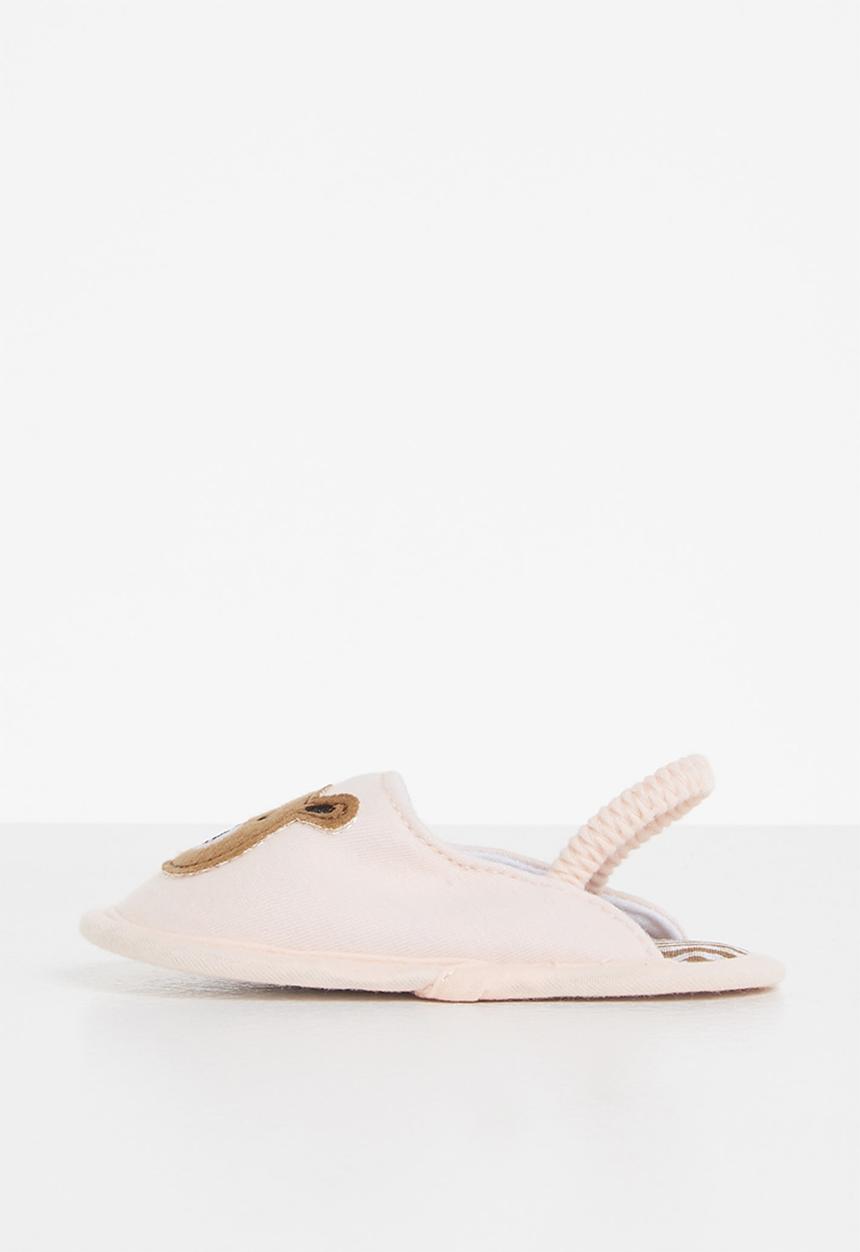 Pop Candy - Baby bear slipper - peach