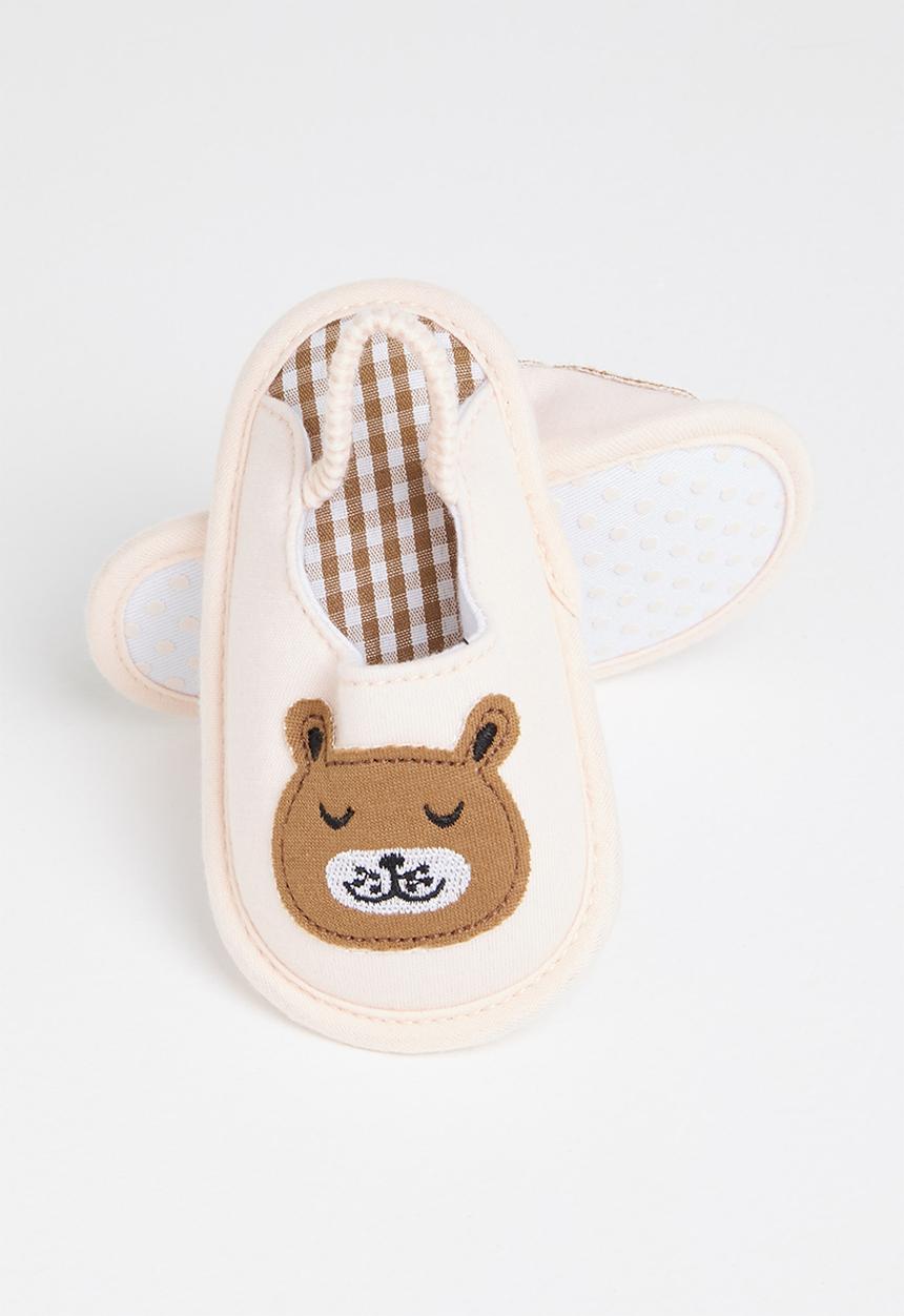 Pop Candy - Baby bear slipper - peach