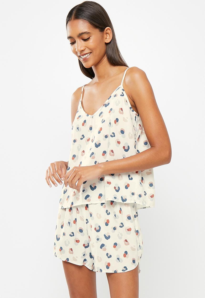 Superbalist - Sleep cami & shorts set - multi 