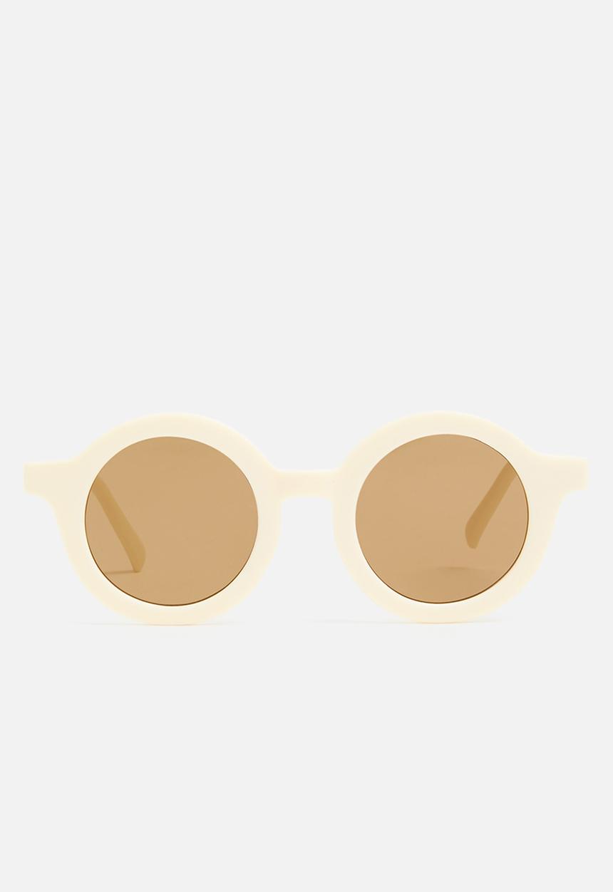 Pop Candy - Girls round sunglasses - cream