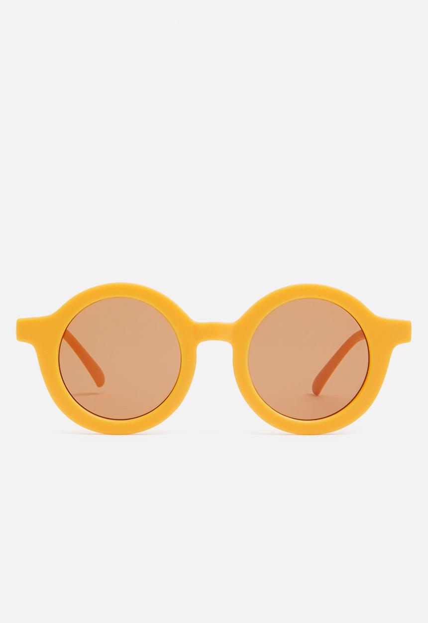 Pop Candy - Girls round sunglasses - yellow