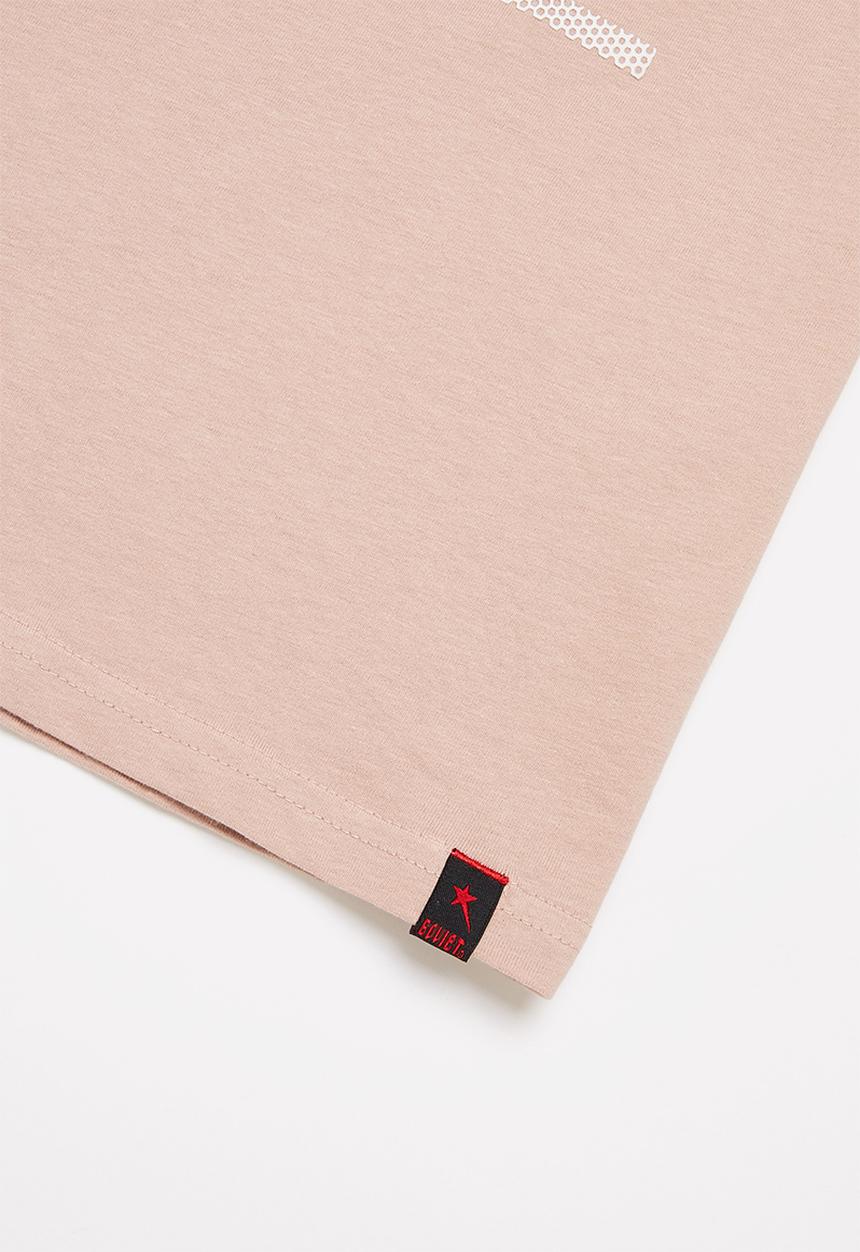 SOVIET - B firmino boys short sleeve logo tee - salmon