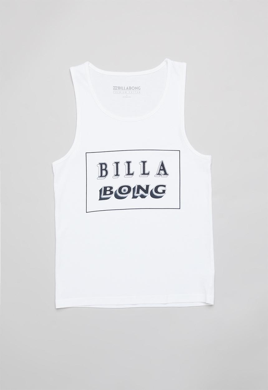 Billabong  - Boys bong cut tank - white