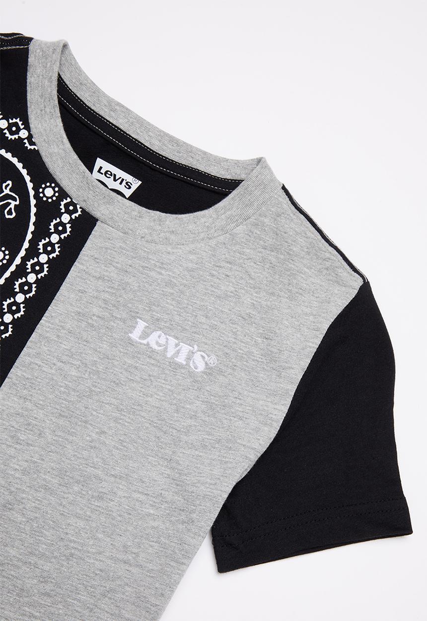 Levi’s® - Levi's boys colorblocked tee - grey & black 