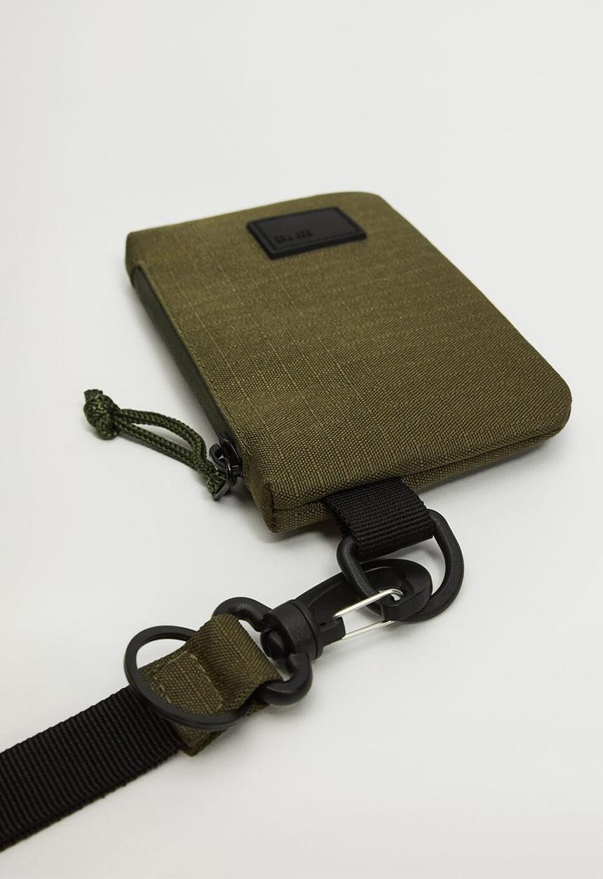 MANGO - Card holder sk8 - green
