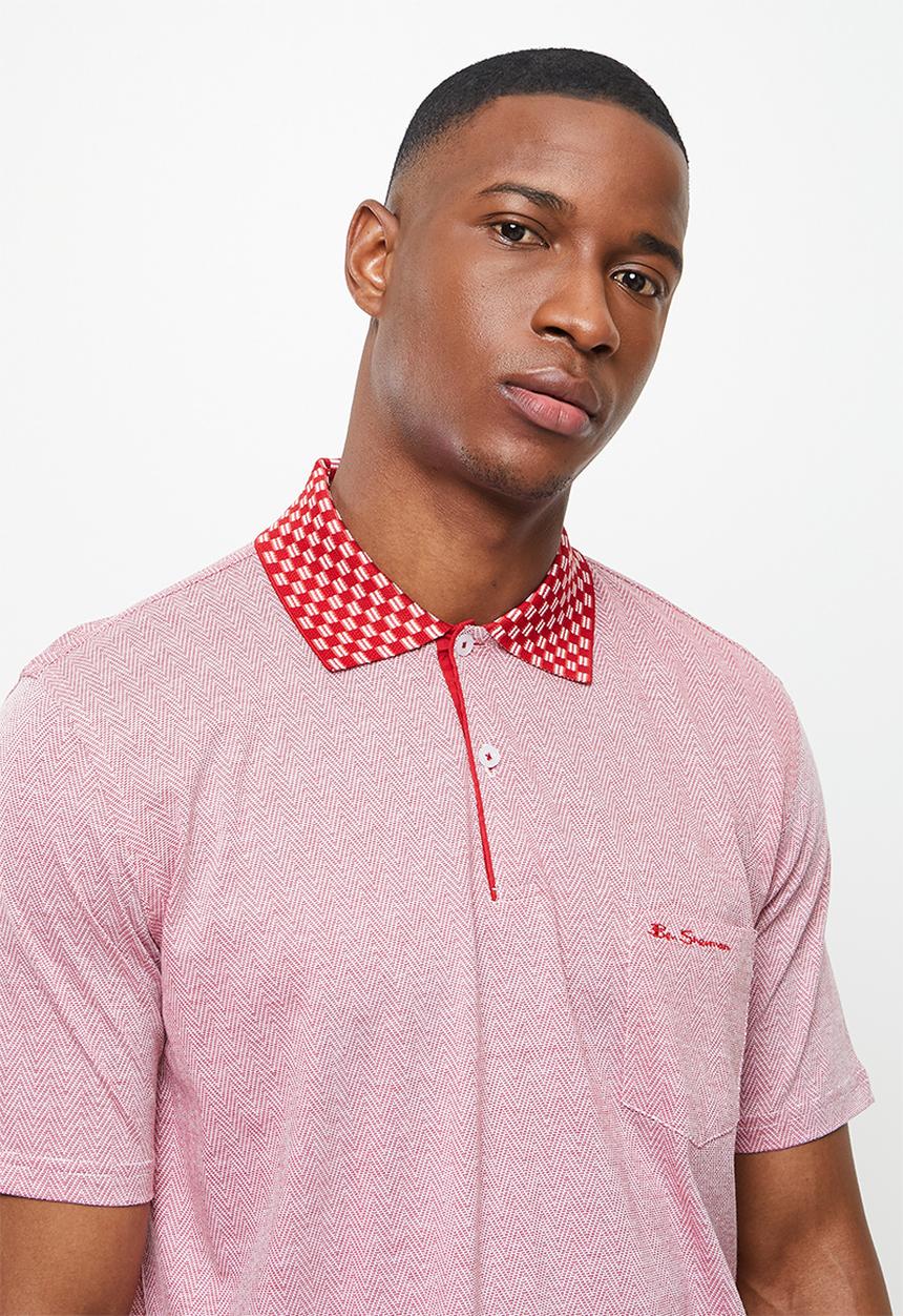 Ben Sherman - Mercerized golfer - red