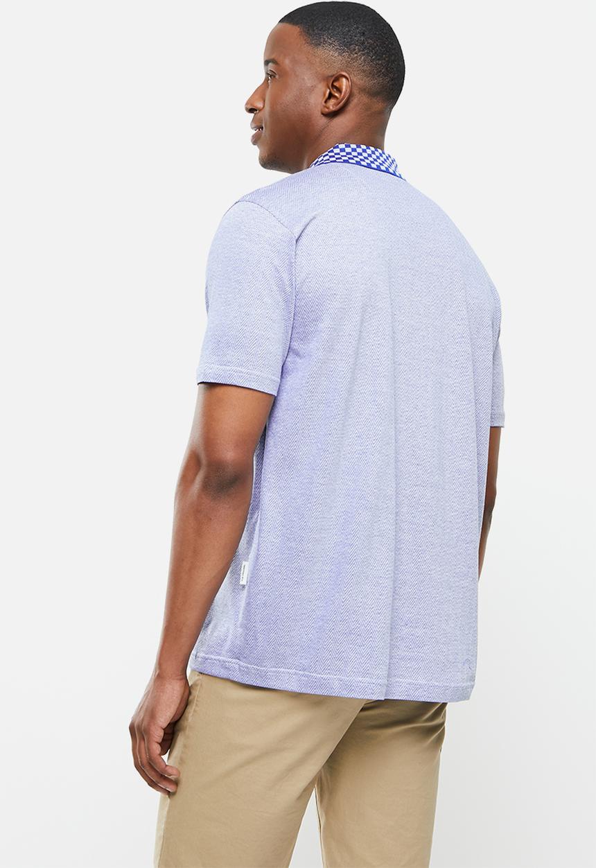 Ben Sherman - Mercerized golfer - blue