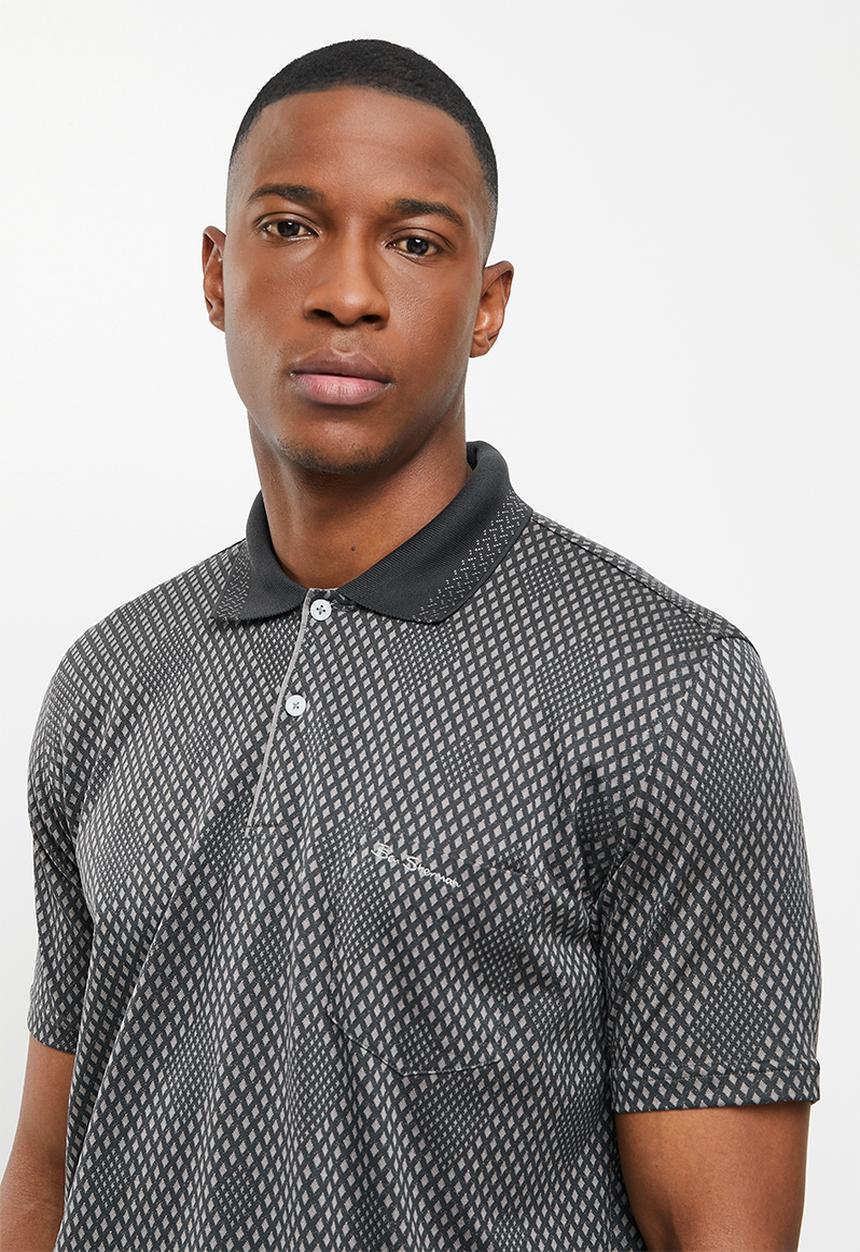 Ben Sherman - Mercerized golfer - dark grey
