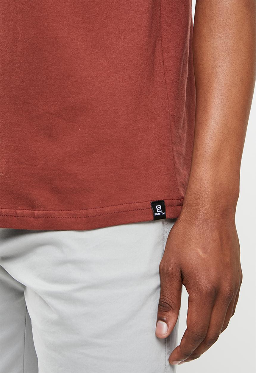 Salomon - Boxed in short sleeve tee - madder brown