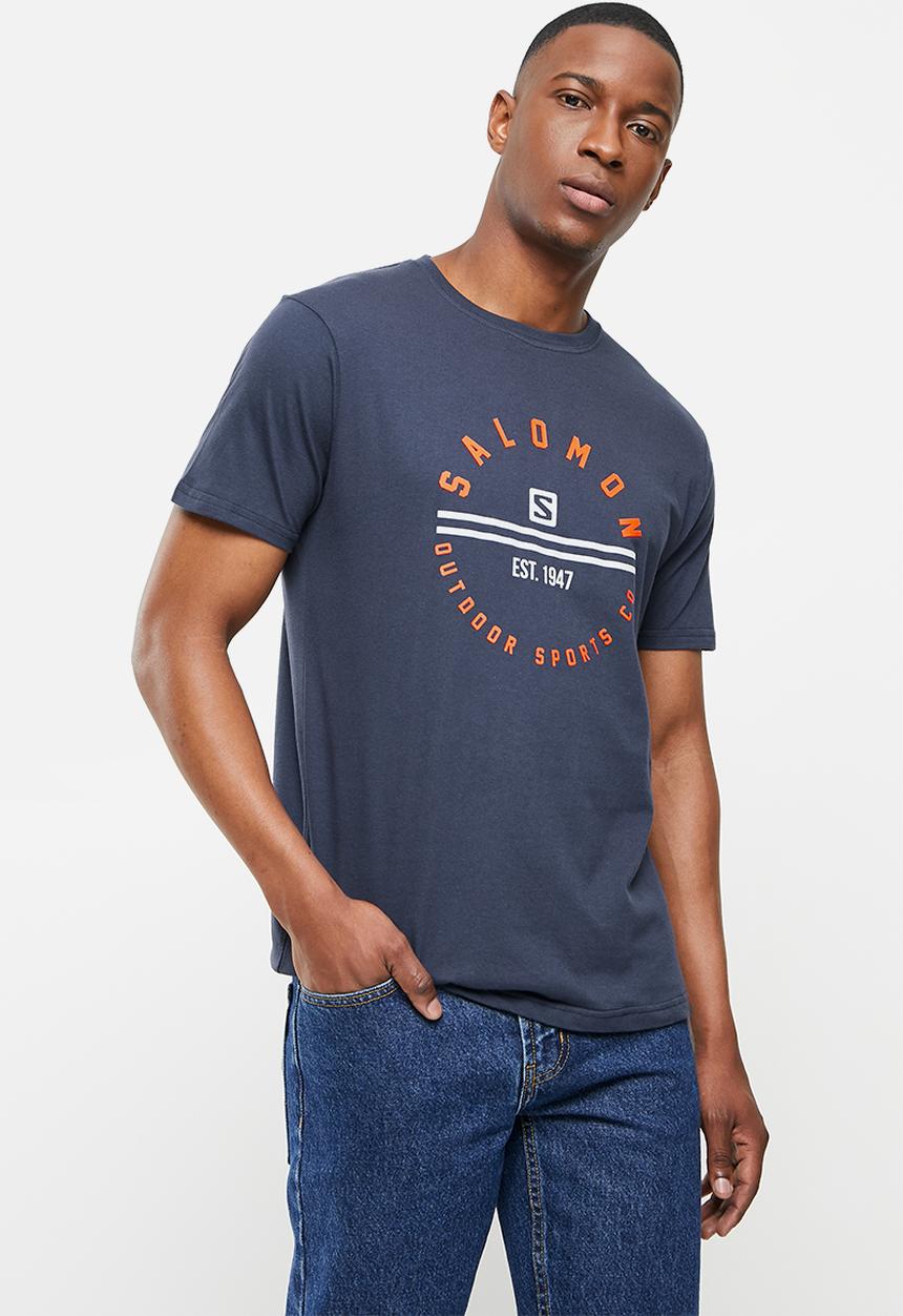Salomon - Around the world short sleeve tee m - blue