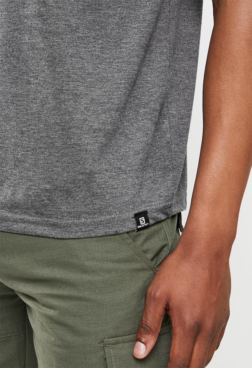 Salomon - Mirror short sleeve tee - anthracite melange