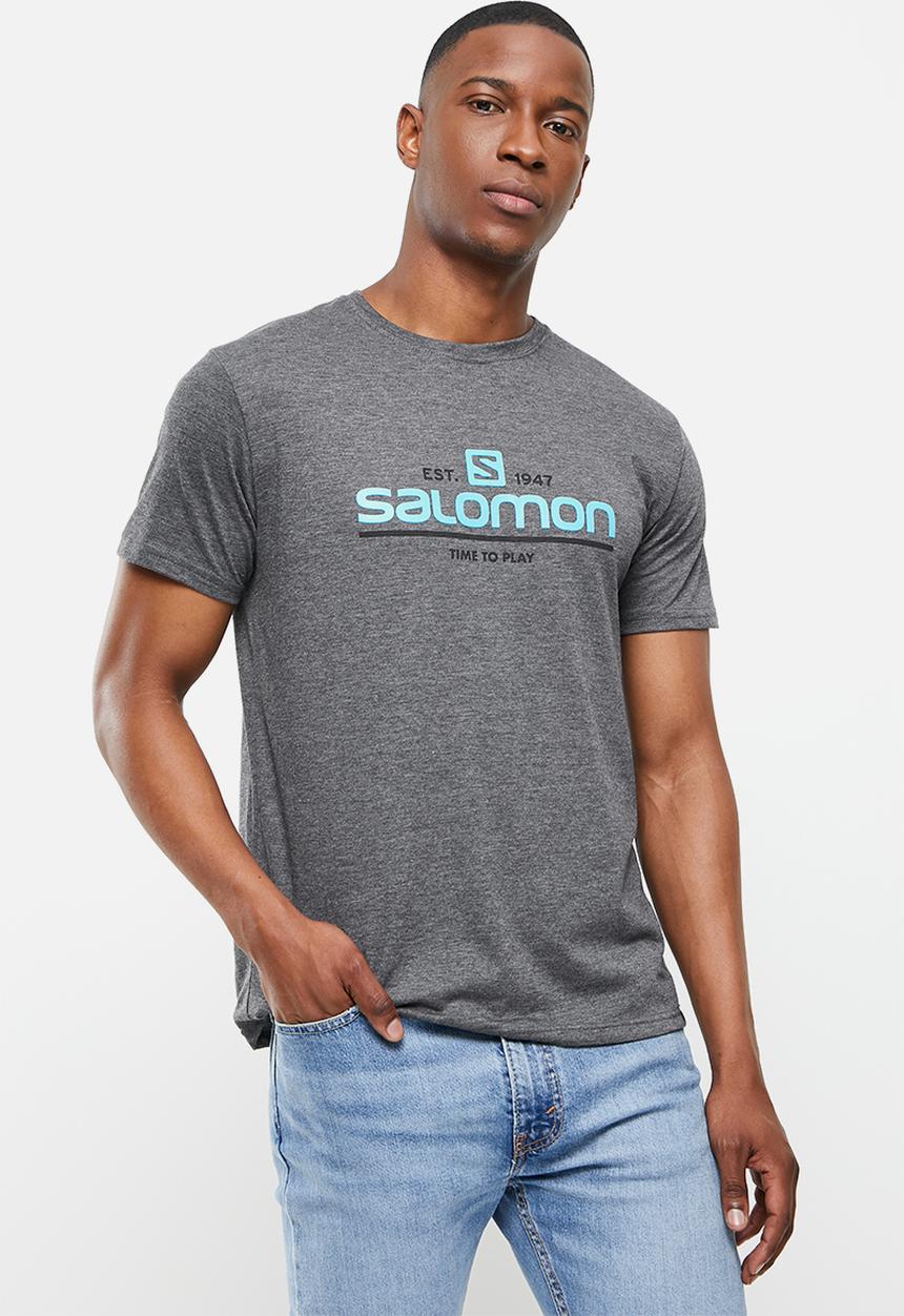 Salomon - Time to play short sleeve tee - anthracite melange