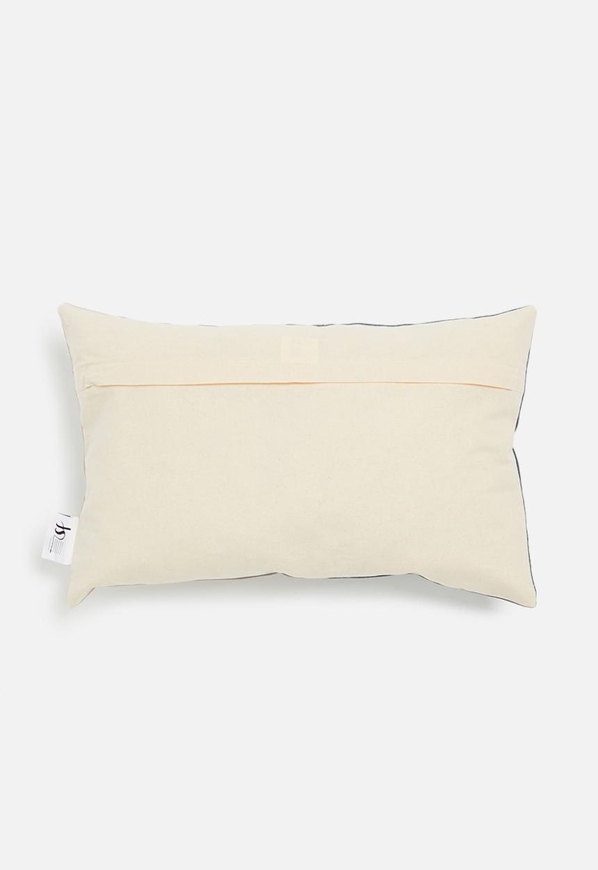 Sixth Floor - Blue fade cotton cushion cover - blue