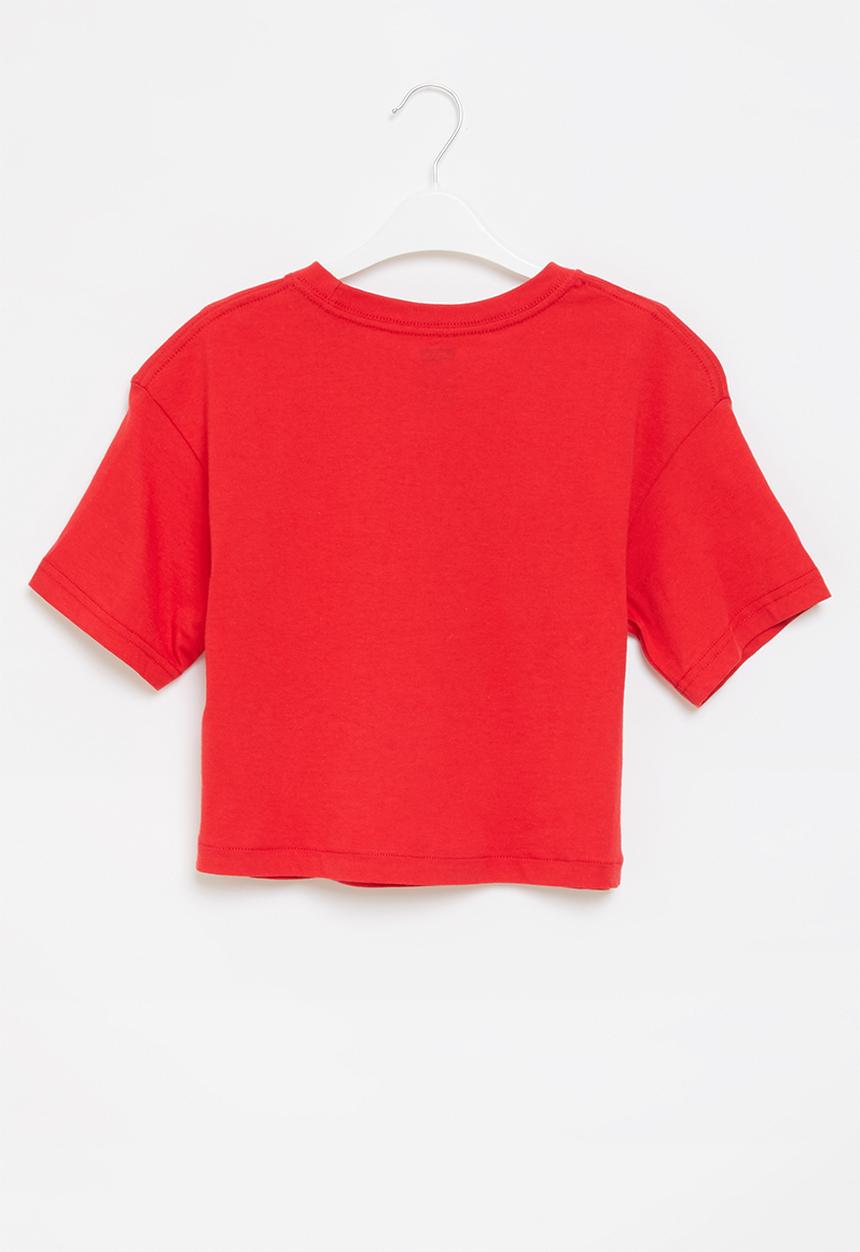 Levi’s® - Levi's short sleeve high rise T-shirt - red