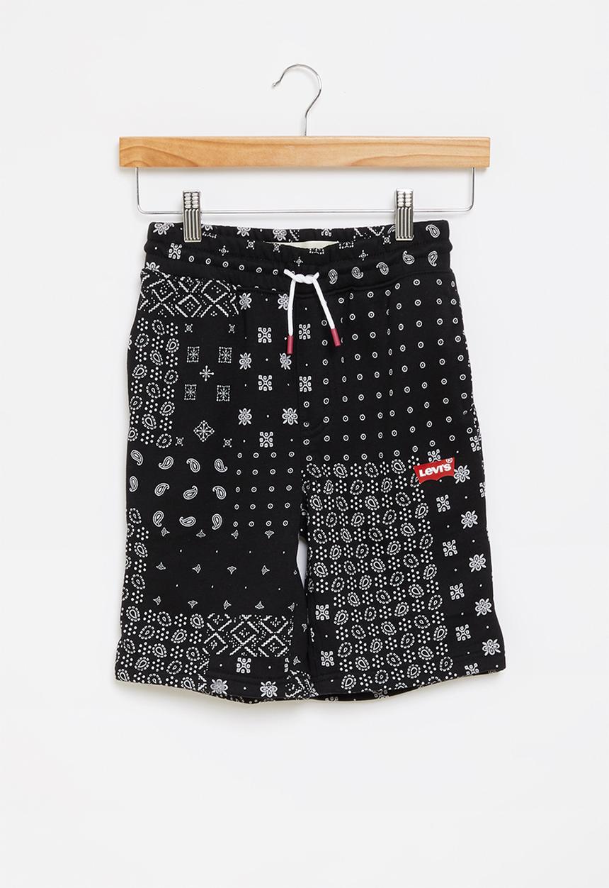 Levi’s® - Levis boys logo knit short - black & white