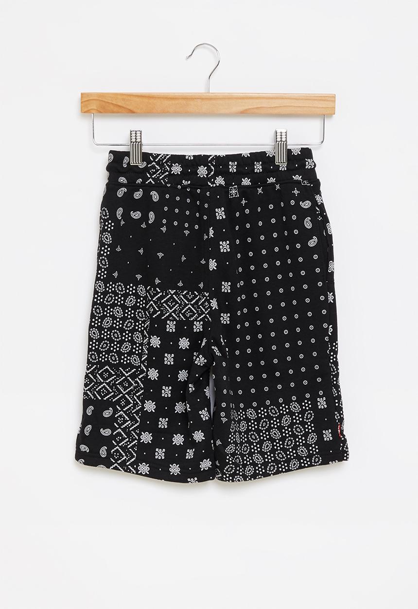 Levi’s® - Levis boys logo knit short - black & white