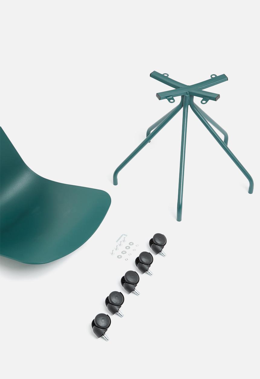 Sixth Floor - Ellie office chair - emerald green