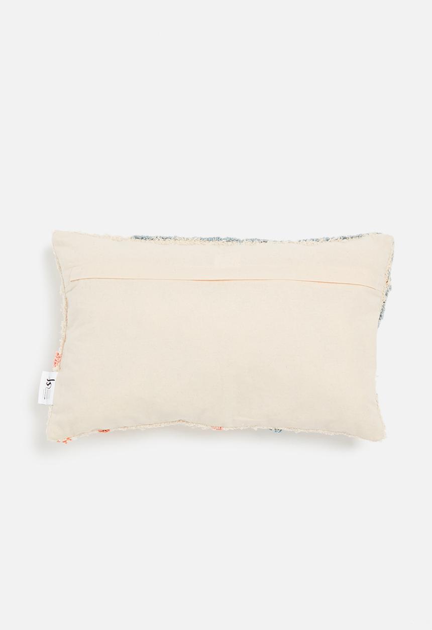 Sixth Floor - Summer day cotton tufted cushion cover - multi