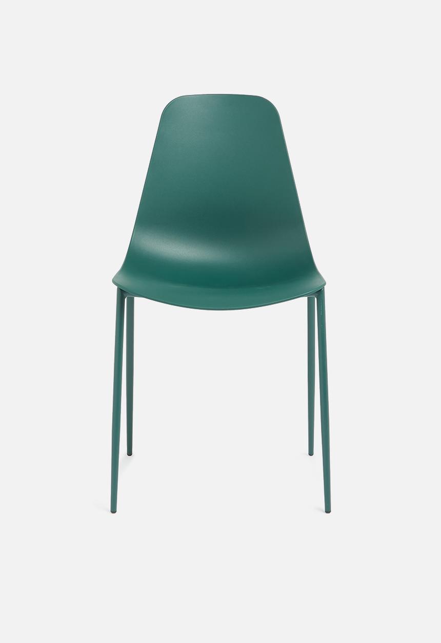 Sixth Floor - Perry dining chair - emerald green