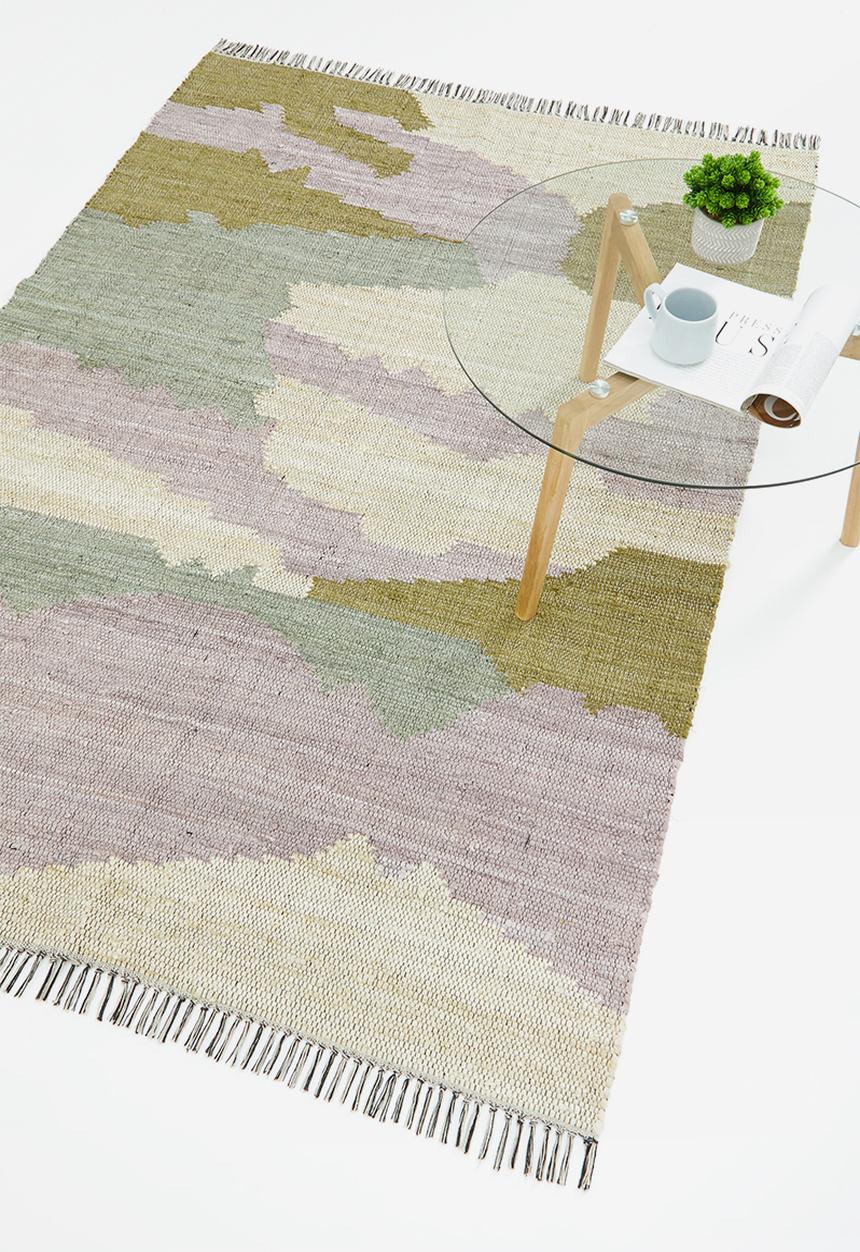 Sixth Floor - Contour woven rug - multi