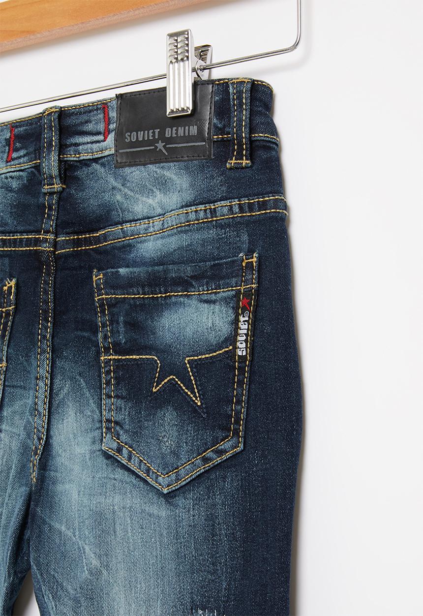 SOVIET - B tolisso boys skinny denim - blue/black